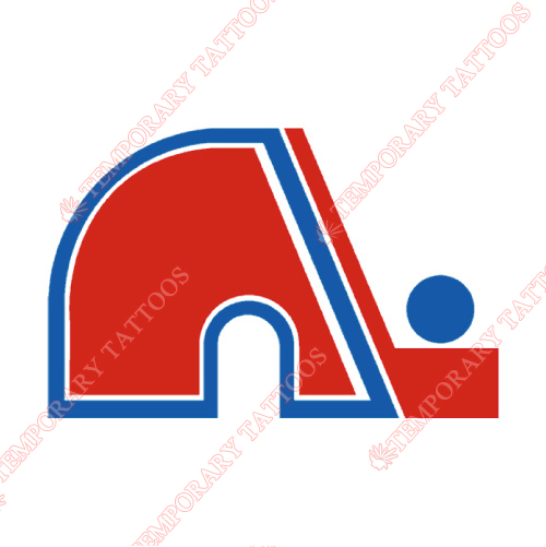 Quebec Nordiques Customize Temporary Tattoos Stickers NO.7154